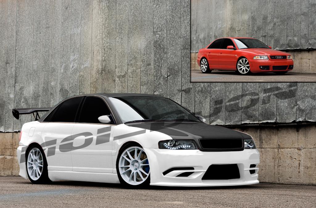 6Audi rs4 modifpeinturejantecalandrephareaileronparchoc avt arrbas 