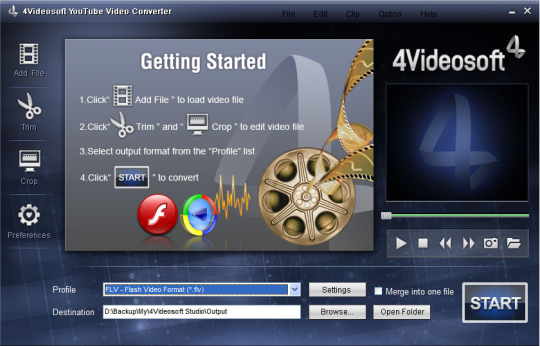 4Videosoft YouTube and WMV Video Converter