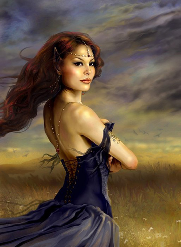 elfe-robe-bleu-bijoux-river